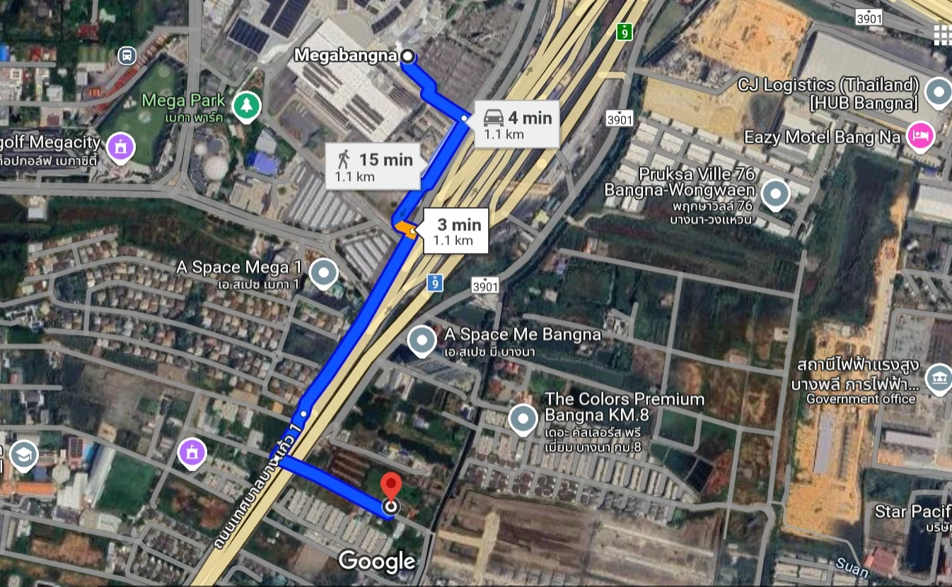 ขายด่วน ที่ดิน 306 ตารางวา ทำเลทอง บางแก้ว บางพลี ตรงข้าม Mega Bangna เหลือไม่กี่แปลงสุดท้ายในย่านนี้ ZTK343 - image 7