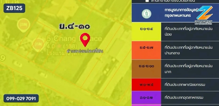 ขายที่ดิน 200 ตร.วา. ซอยรามอินทรา 5 แยก 9 ทำเลศักยภาพย่านรามอินทรา เชื่อมต่อถนนเทพรักษ์และพหลโยธินได้รวดเร็ว ใกล้รถไฟฟ้าสายสีชมพู ZB125 - image 9