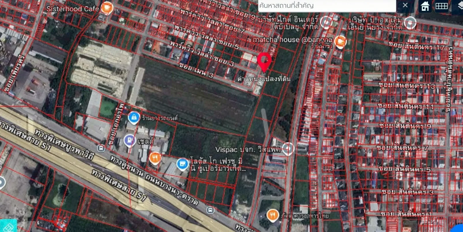 ขายที่ดิน 97วา  ใน มบ.พาร์ควิว-วิลล่า  บางนา-ตราด กม.5  ใกล้เมกะบางนา  บางแก้ว   ZY261  - image 7