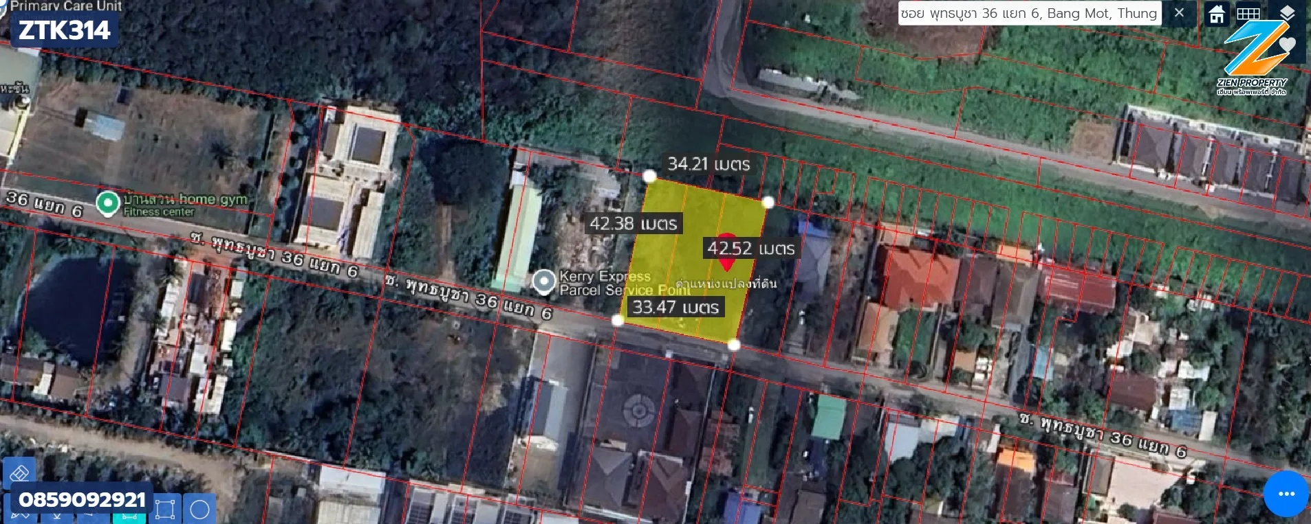 ✨ ขายด่วน!!! ที่ดินแปลงสวย 362  ตร.ว. พุทธบูชา 36 แยก 6 ถมแล้วพร้อมสร้างบ้านหรือสำนักงานขนาดเล็ก ทำเลดีใกล้คลองบางมดแหล่งท่องเที่ยวชุมชนย่านบางมด - image 5