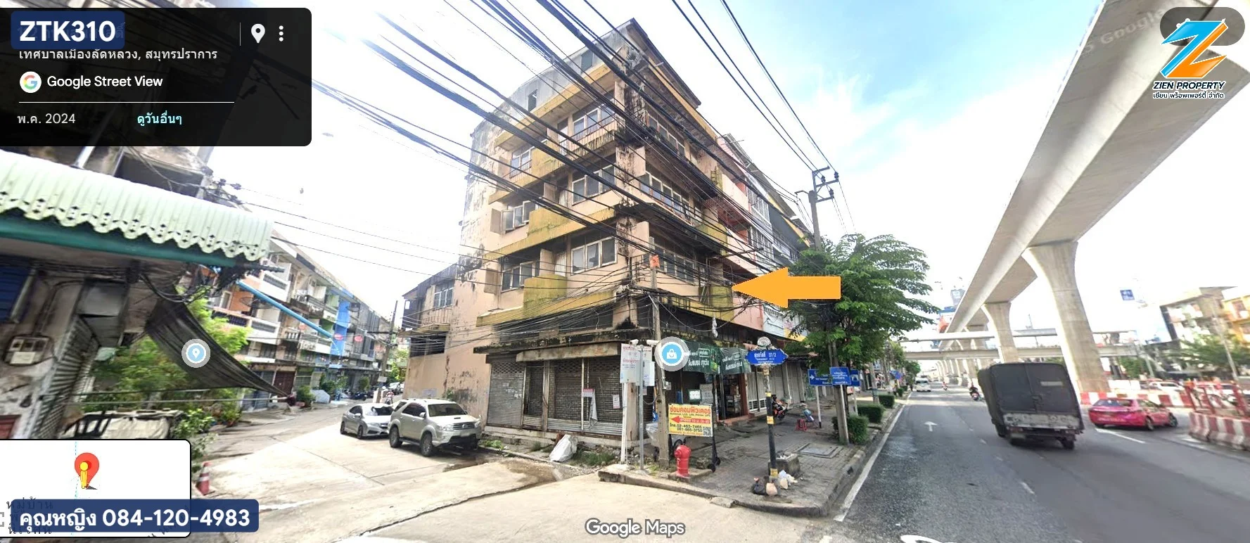 อาคารพาณิชย์ 4.5 ชั้น 1.5 คูหา เนื้อที่ 69 ตร.วา ริมถนนสุขสวัสดิ์ 37 แยก 7 ใกล้ไทวัสดุ สุขสวัสดิ์ เพียง 70 เมตร - image 4