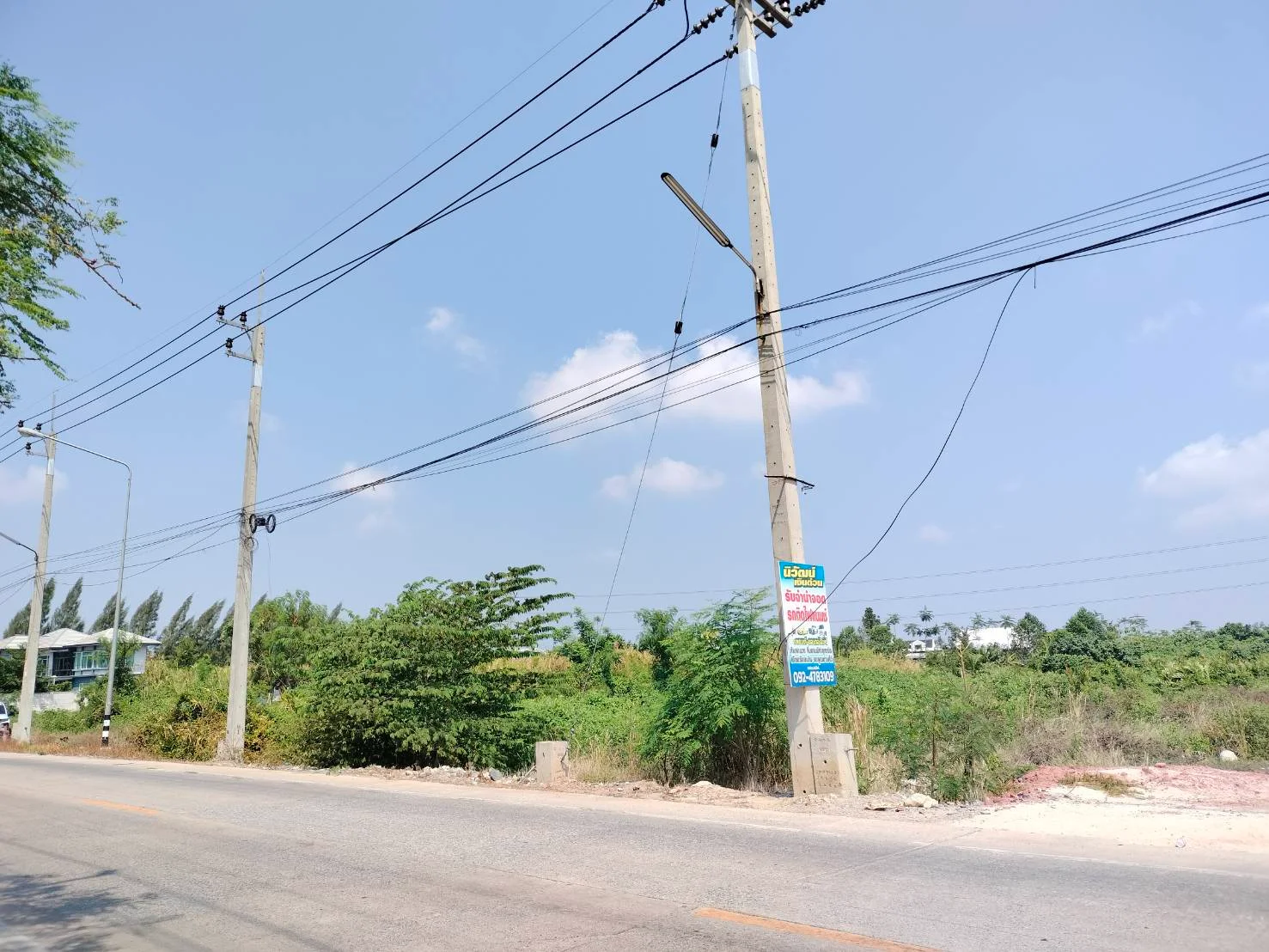 ที่ดินติดถนน 2-3-40 ไร่  2 แปลงติดกัน   ท่าทราย สวนส้ม บ้านเกาะ  เดินทางเข้า-ออก สะดวก  ใกล้ถนนพระราม2 - image 5