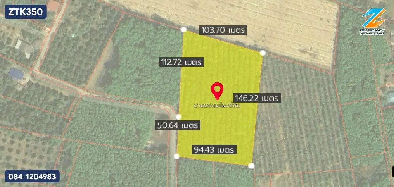 ขายที่ดิน 9ไร่ ติดถนนเทศบาลทุ่งควายกิน31  อำเภอแกลง จังหวัดระยอง ห่างจากถนนสุขุมวิทเพียง 600 เมตร - image 4