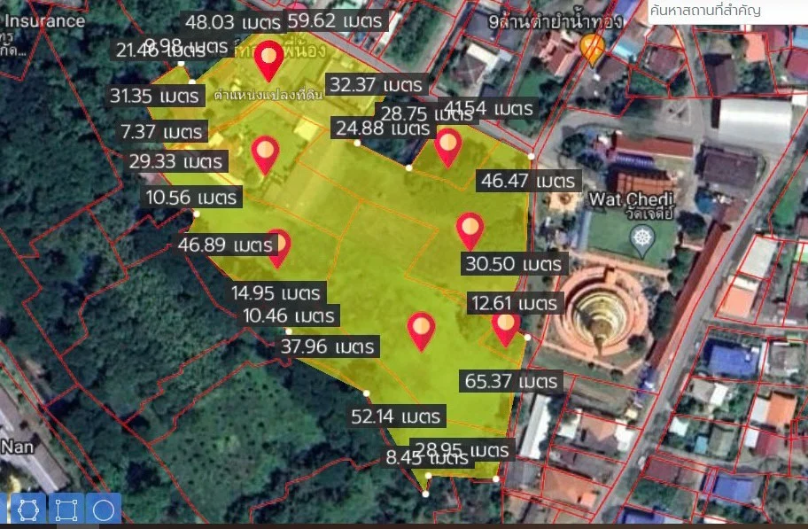 ขายที่ดินพร้อมสิ่งปลูกสร้าง 12 ไร่ หน้าวัดเจดีย์ ดู่ใต้ จ.น่าน ที่สวย ทำเลดี ราคาถูก - image 10