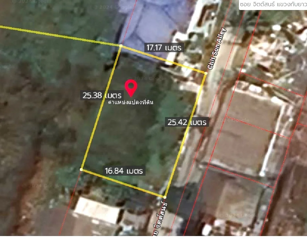 ขายที่ดินหลวงแพ่ง สวย 100 ตารางวา หลวงแพ่งซอย 10 (จิตต์สนธ์) ติดการไฟฟ้าลาดกระบังแขวงทับยาว  - image 4