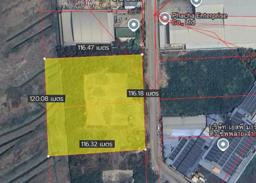 ขายที่ดินสวย 2 แปลง ขนาดแปลงรวม 5-4-02 ไร่ ราคา 40.8 ลบ. โครงการมหาชัยแฟคตอรี่ทาวน์ ติดถนนพระราม 2 ฝั่งขาออก กม.43 - image 4