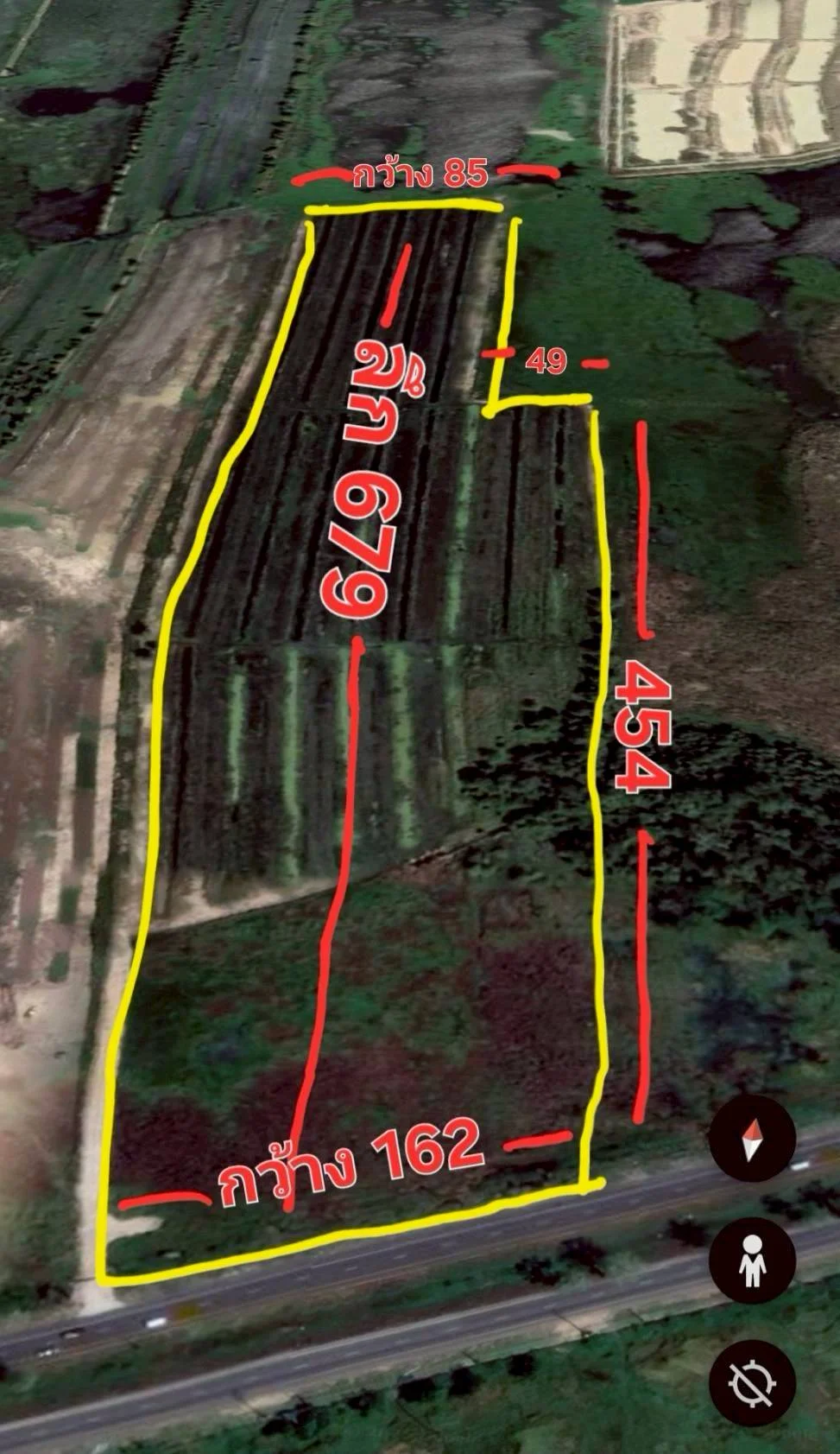 ขายที่ดินทำเลทอง ตรงข้ามสถานีไฟฟ้าจะนะ จ.สงขลา เนื้อที่ 62 ไร่ - image 2