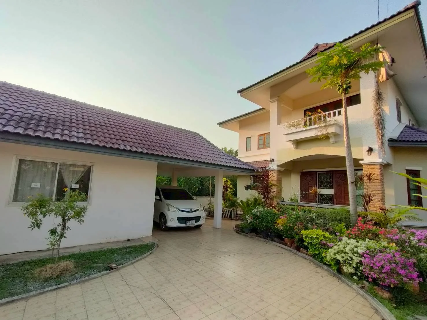 ขายบ้านเดี่ยว 2 ชั้น  102วา หมู่บ้านสวนปาล์ม โซนเลควิว  ถนนสหกรณ์   เมืองสมุทรสาคร   - image 3