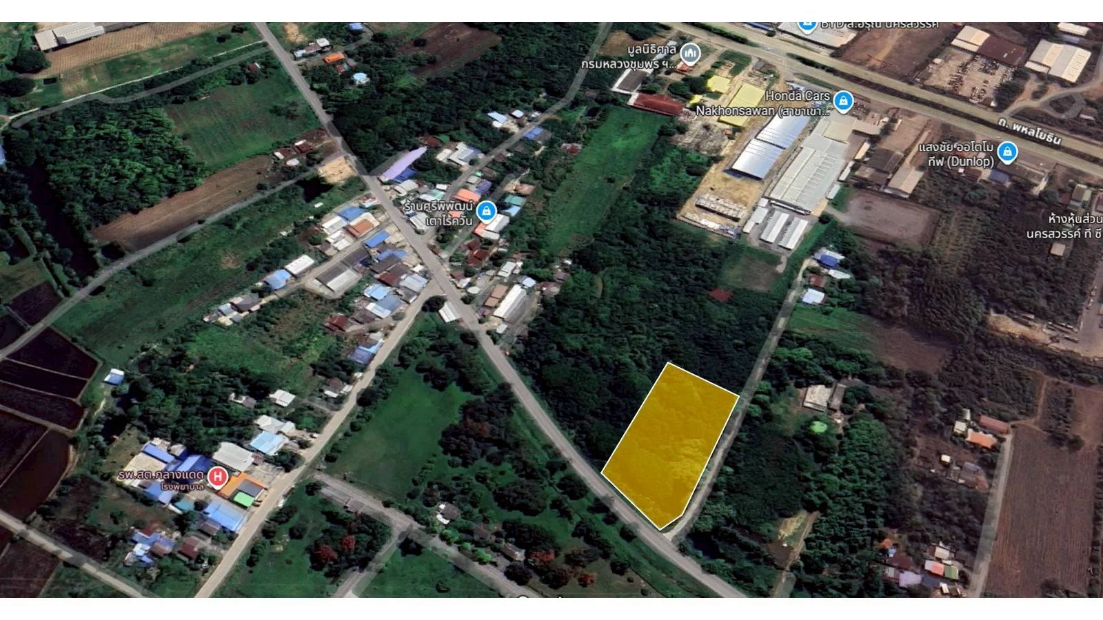 ที่ดินเปล่าทำเลทอง 3 ไร่ ติดถนน 2 ด้าน! ตรงข้าม ศูนย์เมล็ดพันธุ์ข้าวนครสวรรค์ ใกล้ สปร. เขาเขียว - image 4