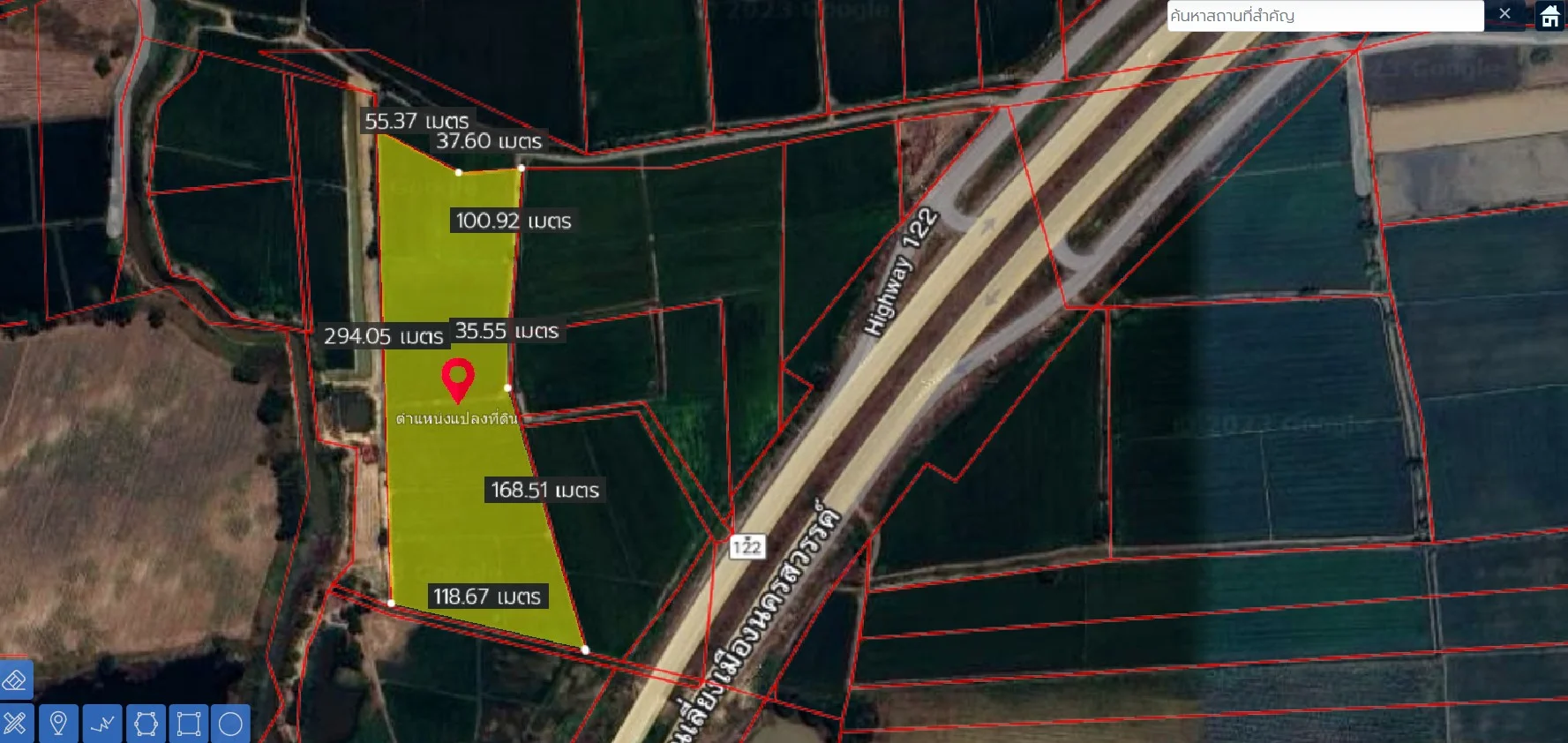 ที่ดินเปล่า ที่ดินเปล่า 15-1-2 ไร่ ติดถนนเลี่ยงเมือง ราคาถูก ต.วัดไทรย์ อ.เมือง จ.นครสวรรค์ - image 5