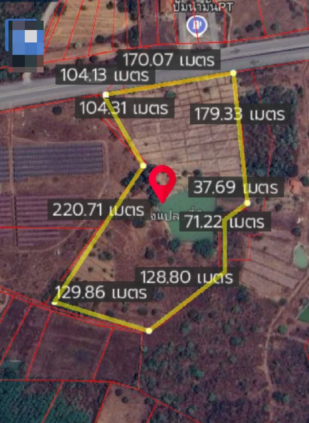 ขายที่ดินสวยติด   ถนนหนองคาย-ท่าบ่อ 32- 3-33 ไร่  ตรงข้าม ปั๊มน้ำมัน PT อ.เมืองจ.หนองคาย - image 4