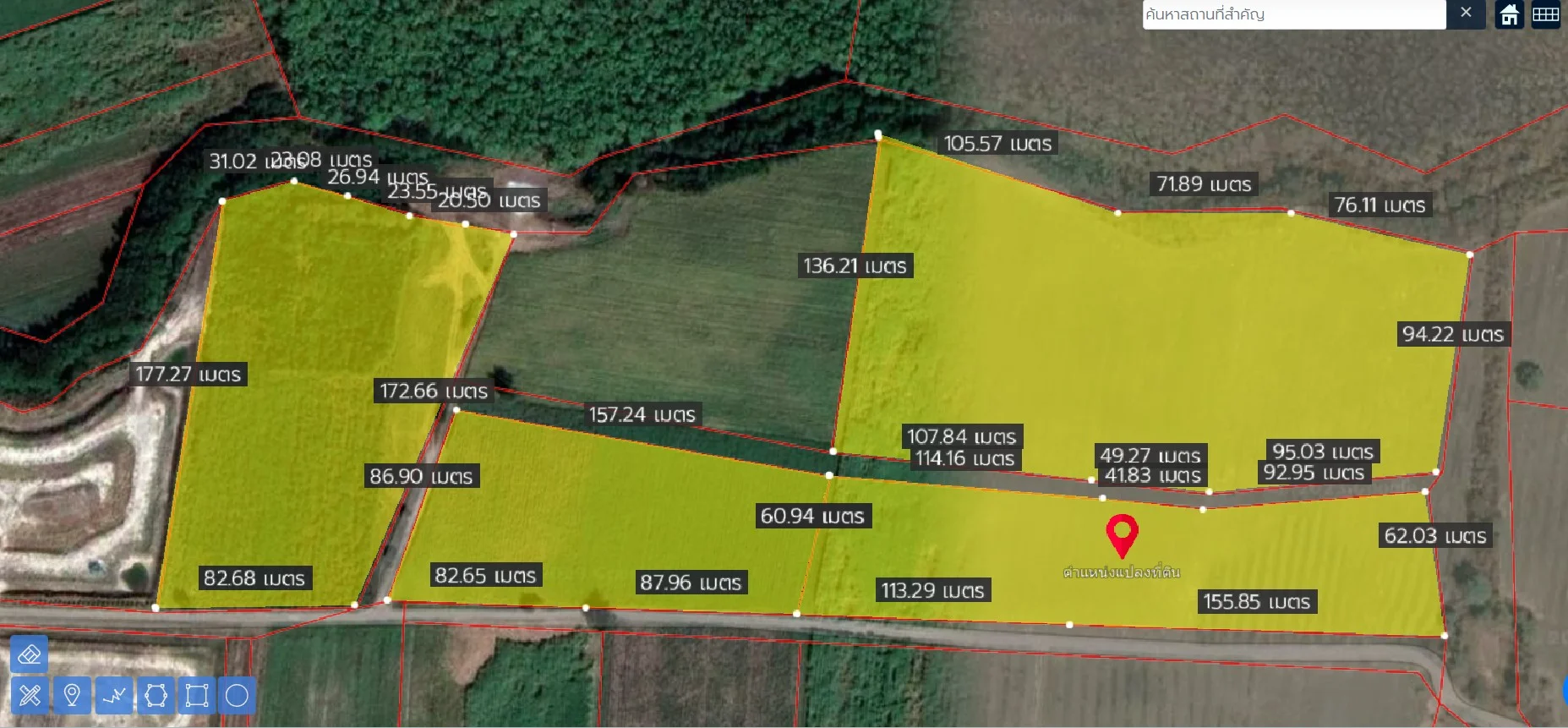 ZNK032 ที่ดินแปลงใหญ่ สีม่วง 47-2-37 ไร่ ต.พระนอน อ.เมืองนครสวรรค์ เฉลี่ยไร่ละไม่ถึง 1.5 แสน - image 3