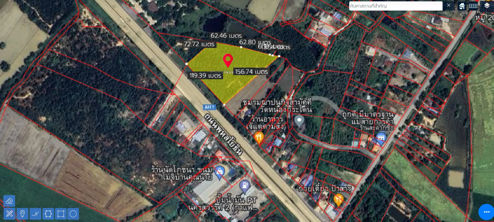 ZNK033 ที่ดินเปล่าถมแล้ว 8-2-96 ไร่  ต.หนองกระโดน จ.นครสวรรค์ ทำเลทอง ติดถนนพหลโยธิน - image 2