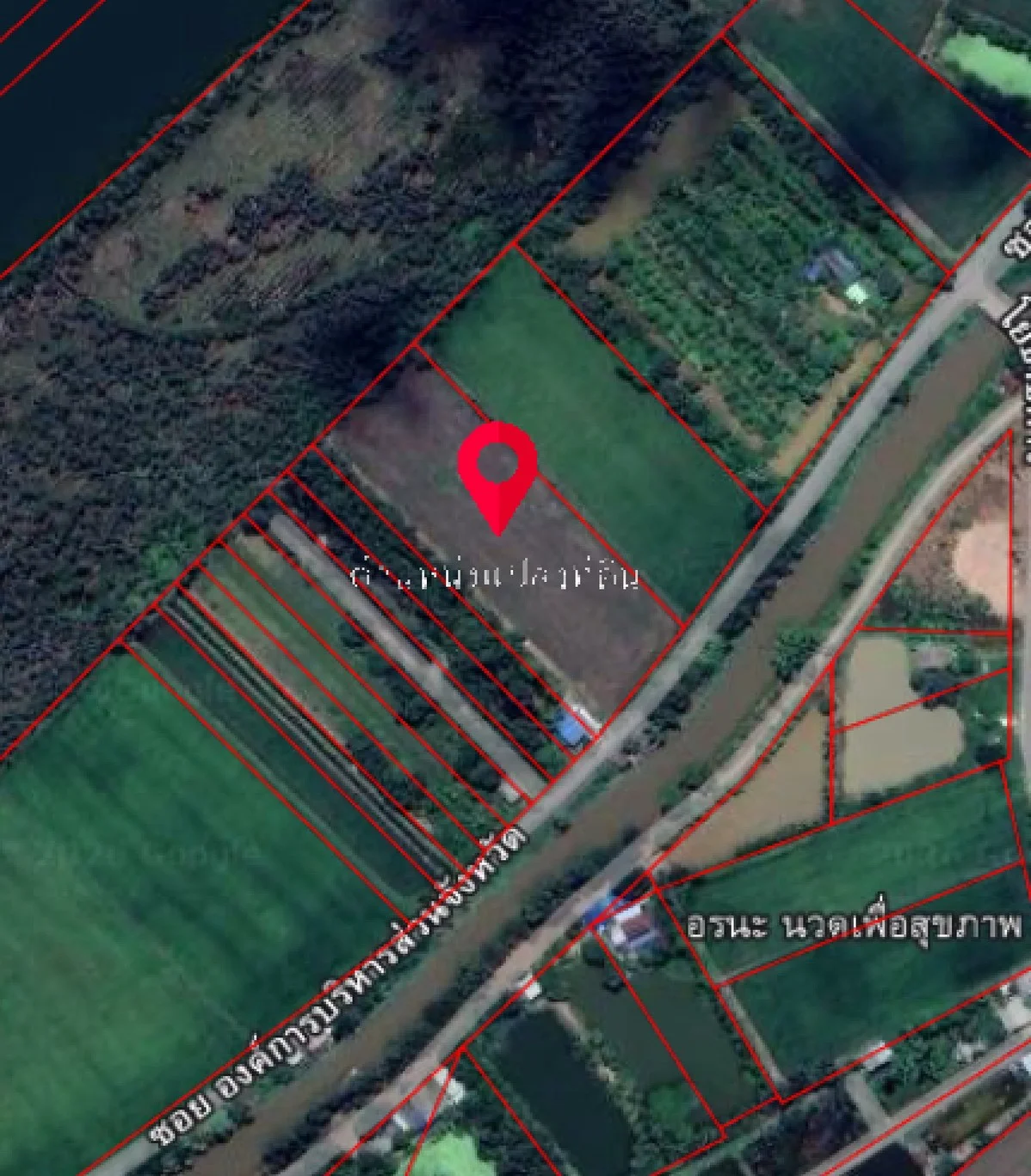 ขายที่ดิน  6-3-28 ไร่  ซอยองค์การบริหารส่วนจังหวัดนครนายก   บางสมบูรณ์   องครักษ์  นครนายก - image 3
