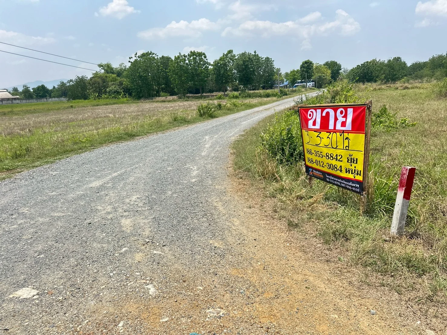 ขายที่ดิน 3-3-30 ไร่  ถนนเทศบาล 5-7   คลองมาบไผ่   หนองตำลึง  ชลบุรี - image 2