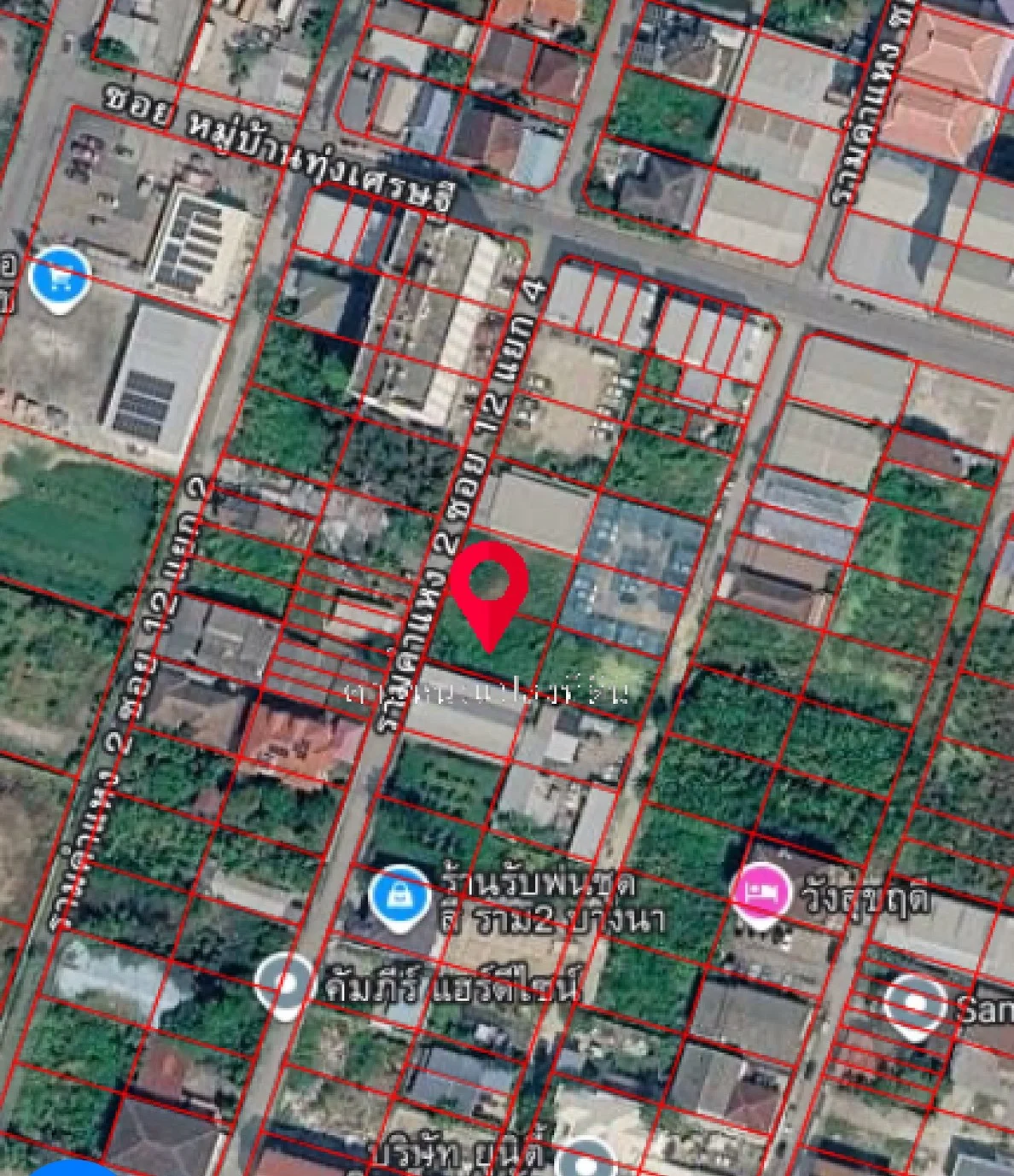 ขายที่ดินเปล่า ถมแล้ว‬  202 ตารางวา  ซอยทุ่งเศรษฐี แยก3‬  รามคำแหง2  บางนา - image 3