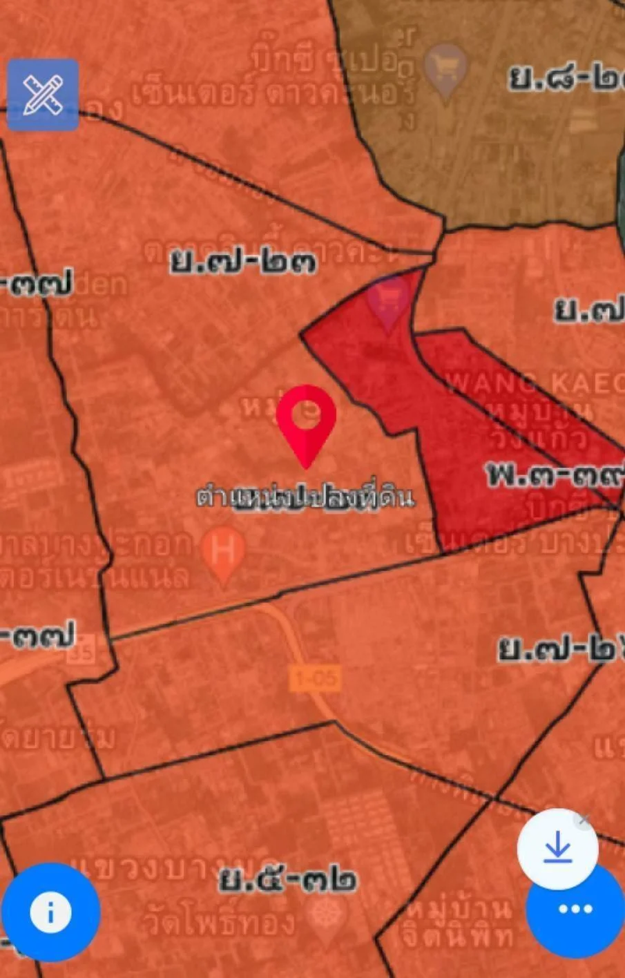 ขายที่ดิน พร้อมโกดัง  594  ตร.วา  สุขสวัสดิ์14   จอมทอง  กทม.   - image 6