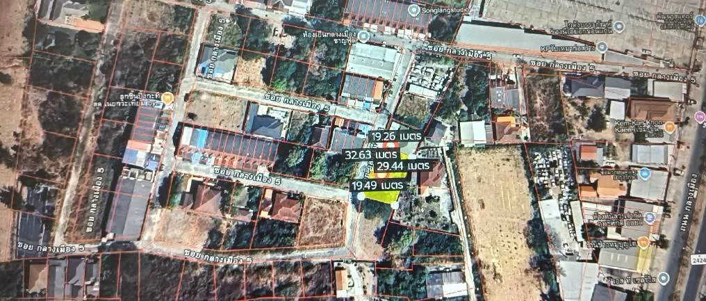 ขายที่ดินสวย 151 ตรว. ซ.กลางเมือง 5 ในเมืองขอนแก่น ที่ดินติดถนนเข้า-ออกสะดวก - image 7