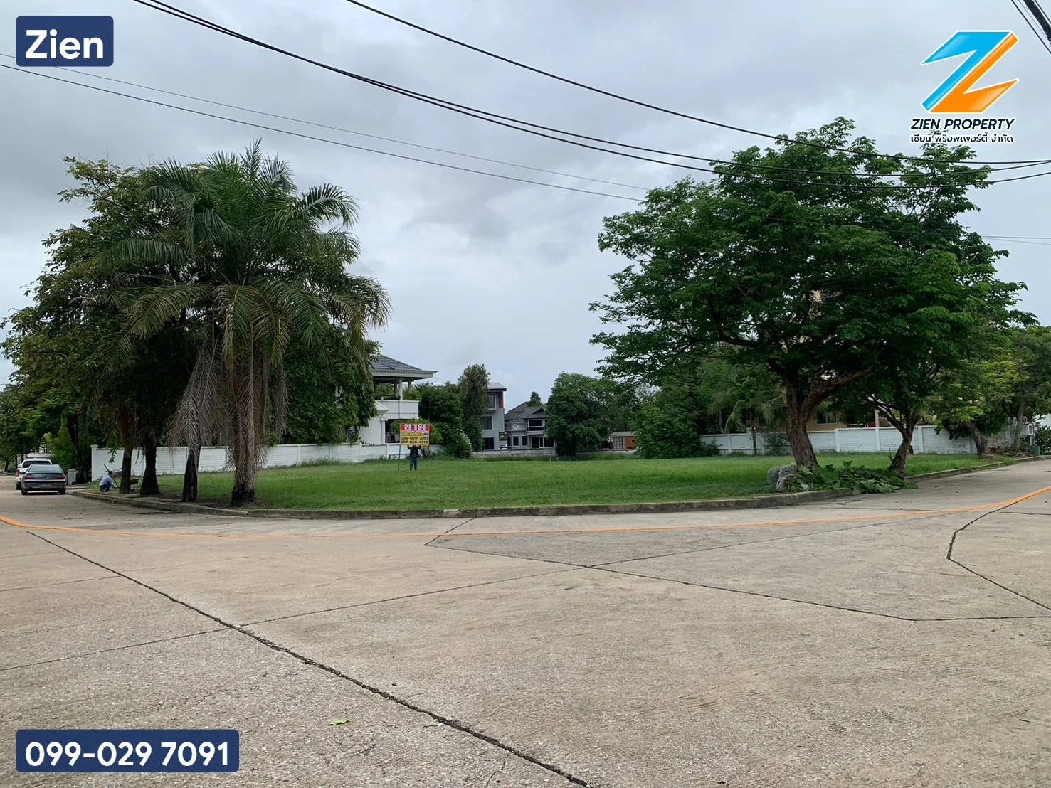 ขายที่ดิน 419 ตรว. หมู่บ้าน Windmill Park บางนา โครงการระดับ Luxury แปลงมุมติดถนน 2 ด้าน ด้านหลังติดน้ำ - image 3