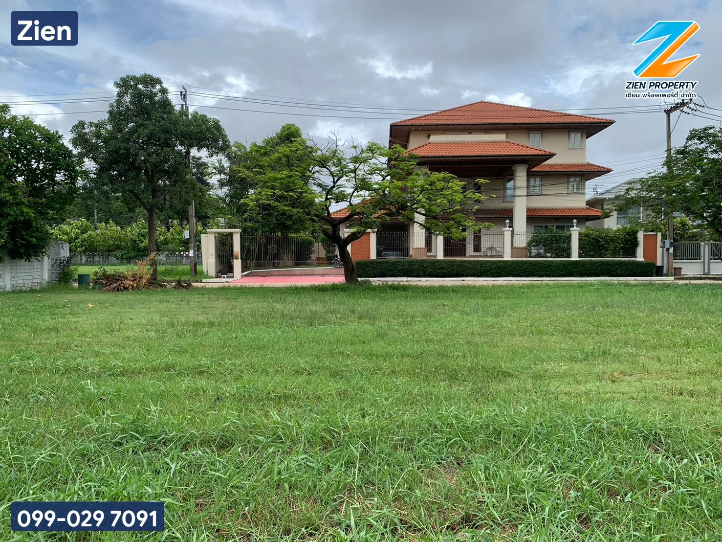 ขายที่ดิน 419 ตรว. หมู่บ้าน Windmill Park บางนา โครงการระดับ Luxury แปลงมุมติดถนน 2 ด้าน ด้านหลังติดน้ำ - image 5