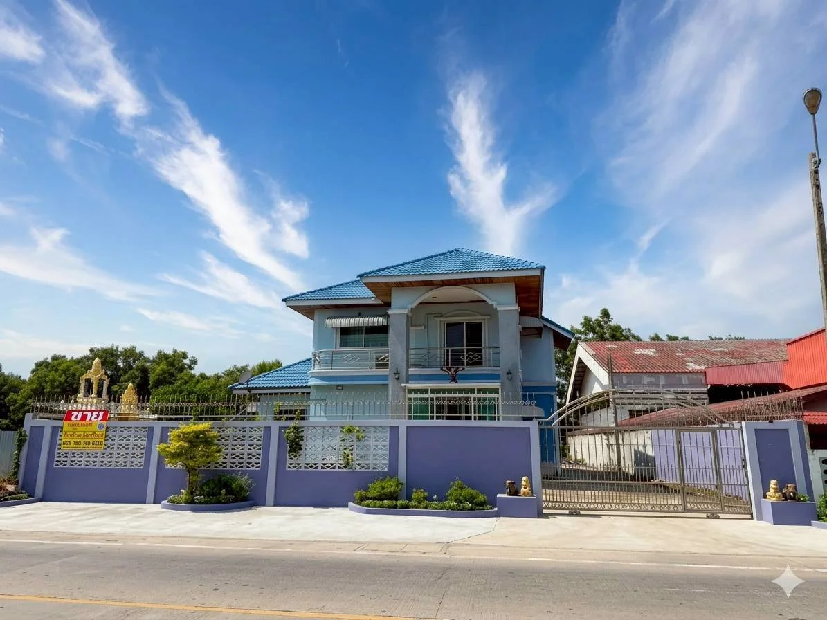 ZMC019 ขายบ้านเดี่ยวพร้อมที่ดิน 188 ตร.ว. ใกล้โค้งยายขาว บางหญ้าแพรก