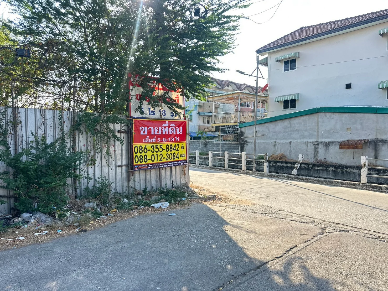 ขายที่ดินถมแล้ว 5 ไร่ พุทธมณฑลสาย 5 ซอย1 ( ซอย 1/1 , 1/5 ) อ้อมน้อย กระทุ่มแบน สมุทรสาคร - image 4