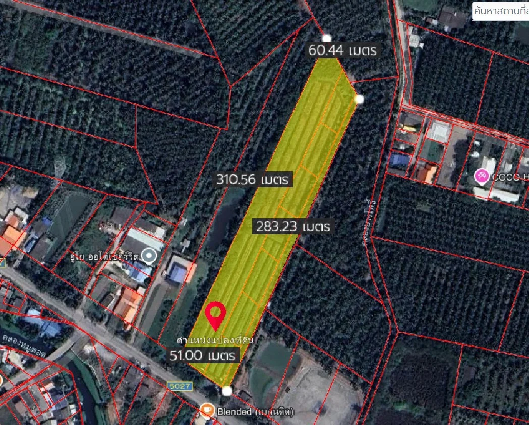 ขายที่ดิน 8 ไร่ หลักสาม บ้านแพ้ว เหมาะสร้างบ้าน ทำสวนทำเกษตร - image 8