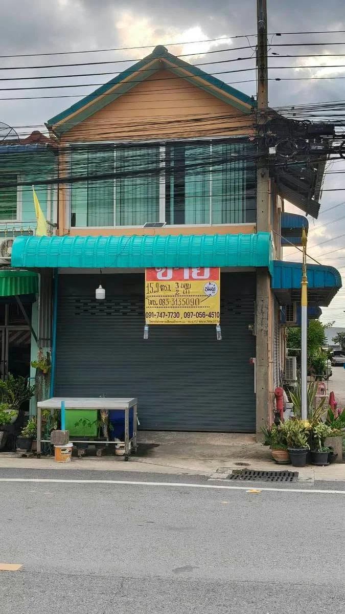 ZMC036 ขายทาวน์เฮาส์ 2 ชั้น หลังมุม ทำเลดี ติดถนนหลัก ถนนบางปลา   ท่าทราย เมืองสมุทรสาคร