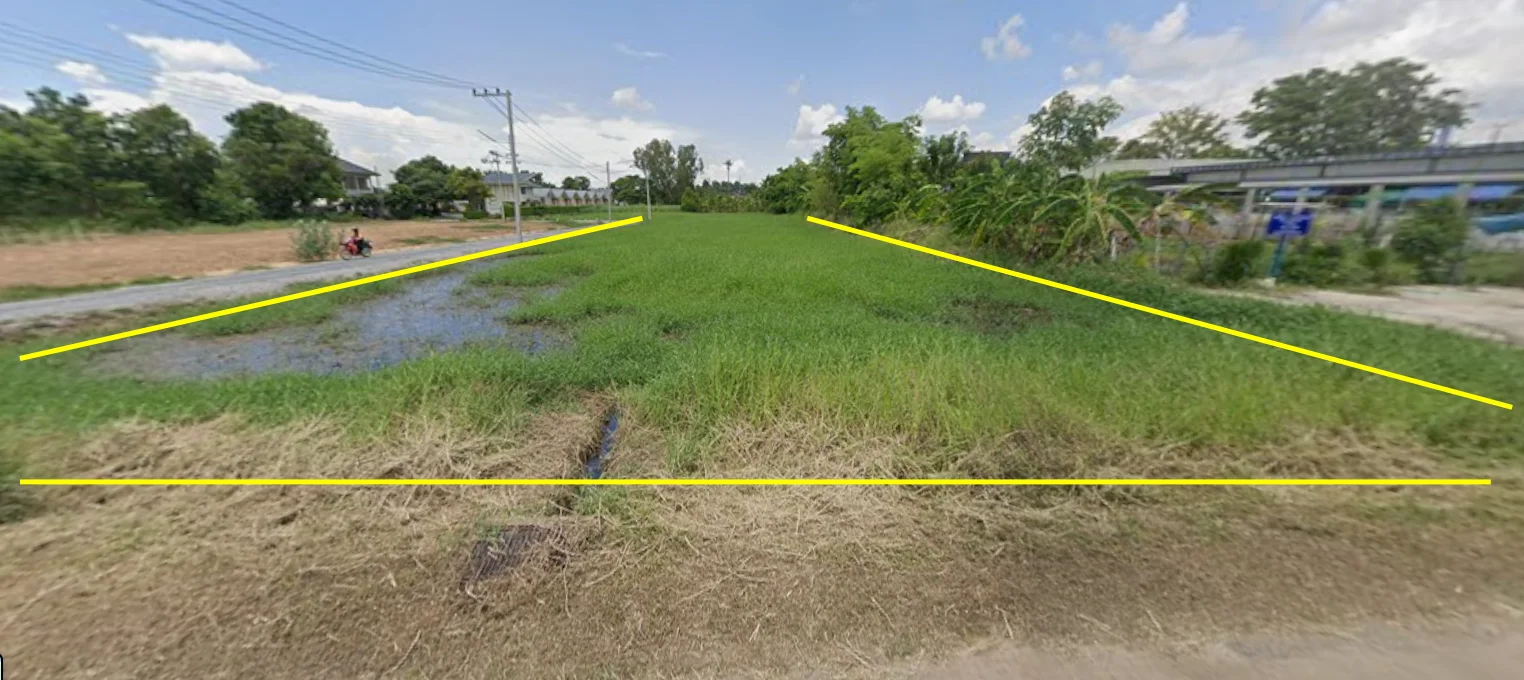 ขายที่ดิน 1-1-38.6 ไร่  บ้านกร่าง  ใจกลางเมืองพิษณุโลก   ใกล้ถนนเส้นหลัก ตรงข้ามดูโฮมพิษณุโลก - image 5