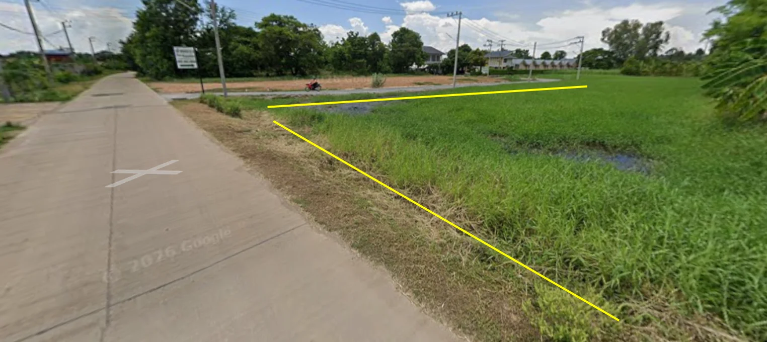 ขายที่ดิน 1-1-38.6 ไร่  บ้านกร่าง  ใจกลางเมืองพิษณุโลก   ใกล้ถนนเส้นหลัก ตรงข้ามดูโฮมพิษณุโลก - image 6